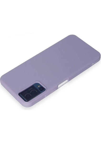 General Mobile Gm 23 Kılıf First Silikon - Lila Drstr