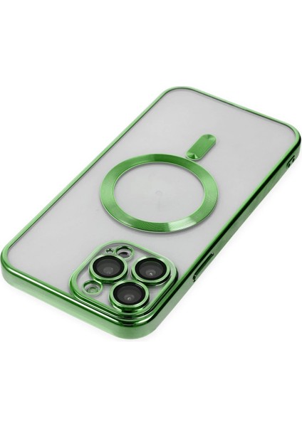Iphone 14 Pro Kılıf Kross Magneticsafe Kapak - Koyu Yeşil Drstr