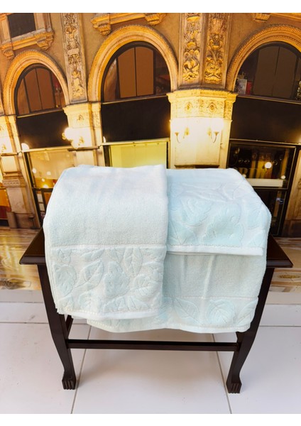 %100 Pamuklu Jakarlı Kısmi Kadife Lüx El ve Banyo Havlu Takımı fiyatları