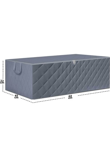 6 Adet Büyük Boy Baza Altı ve Çekyat Hurç, 64X45X22 Cm, Antrasit Renk fiyatları