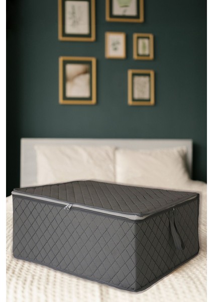 8 Adet Antrasit Kapitone Desenli Büyük Boy Hurç, 65X45X22CM, Şık ve Kullanışlı Büyük Boy Hurçler fiyatları