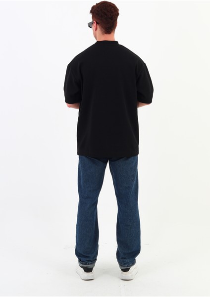 Ince Şeritli Beyaz Oversize Erkek T-Shirt fiyatları