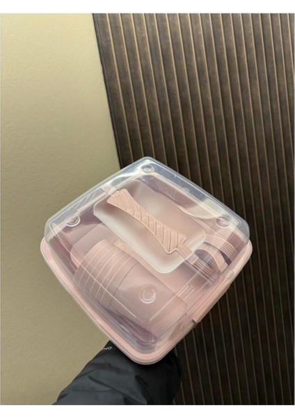 Plastik Takaz Global Lüx Piknik Sepeti 6 Kişilik Piknik Kamp Seti 32 Parça MP-4010 Tr Gri