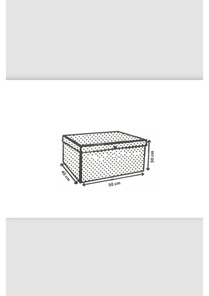 Geniş Çok Amaçlı Saklama Kutusu Düzenleyici, Çizgi Desenli, 40X50X30 cm fırsatları