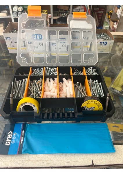 Slim Organizer 14 Özel Hazırlanılmış Kaliteli Std Vida Gfb Akıllı ve Sunta Sıkma Uç Detaylar Açıklamada