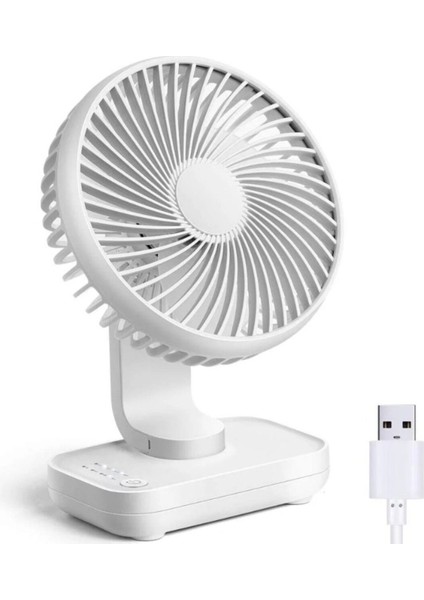 Mini Soğutucu Vantilatör Type-C Şarjlı Masa Üstü Fan Taşınabilir