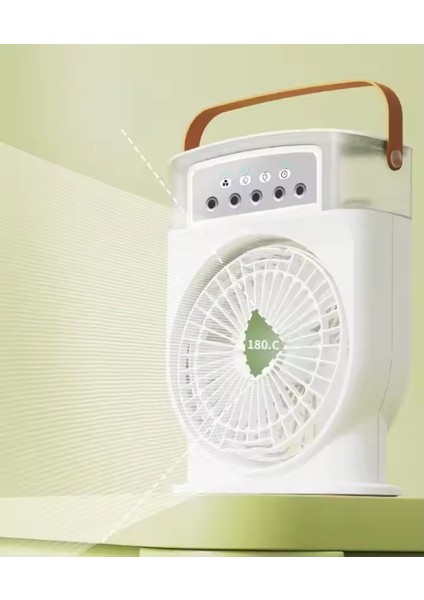 Cn Şarjlı Büyük Xl Boy Işıklı 600ML Spreyli Vantilatör Buzlu
