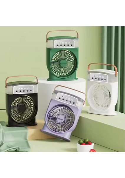 Cn Şarjlı Büyük Xl Boy Işıklı 600ML Spreyli Vantilatör Buzlu