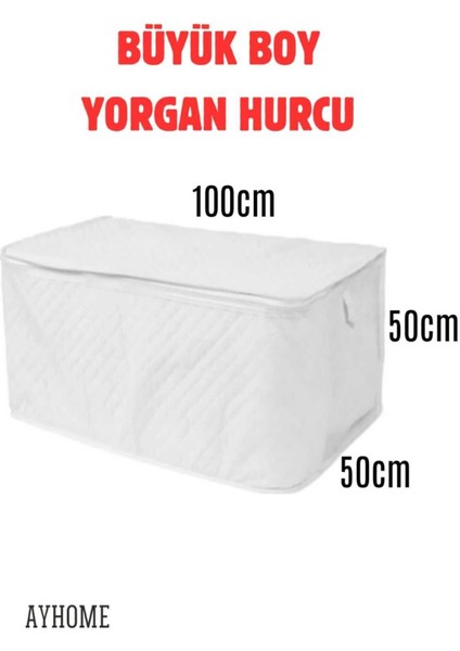 Büyük Boy Yorgan ve Yatak Döşek Düzenleyici 100X50 Cm, Çok Amaçlı Hurç fiyatları