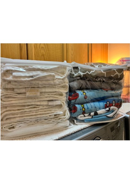 Şeffaf Pvc Küp Saklama Kutusu, Düzenleyici ve Organizer, 30X30X30, 1 Adet indirimleri