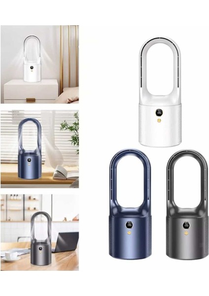 Mini Klima LED Ekran Masaüstü Soğutucu Soğutma Fanı Ev ve Ofis Için Taşınabilir Sessiz Şarjlı