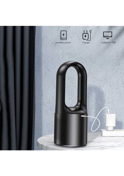 Mini Klima LED Ekran Masaüstü Soğutucu Soğutma Fanı Ev ve Ofis Için Taşınabilir Sessiz Şarjlı