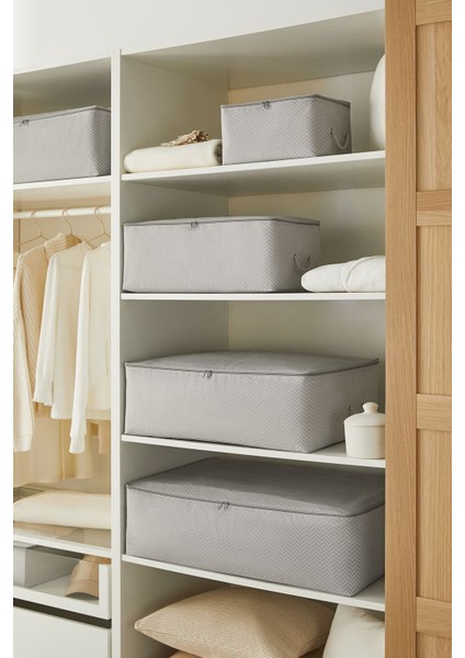 Yüksek Konforlu Gri Balıksırtı Baza Altı Yatak Yastık Seti 62X46X22 indirimleri