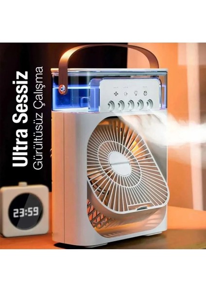 Ultrasonik Hava Vantilatörü Nemlendirici Fan Buhar Makinesi