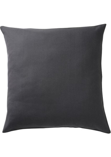 50X50 cm Antrasit Kırlent Kılıfı, Yumuşak ve Şık Tasarım