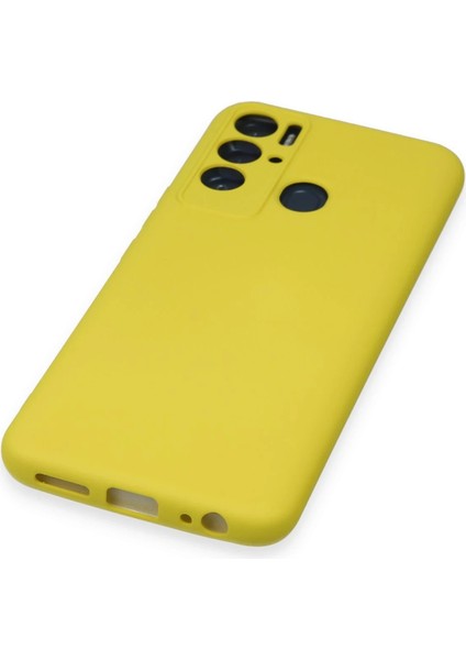 Tecno Pova Neo Kılıf Nano Içi Kadife Silikon - Sarı Drstr indirimleri