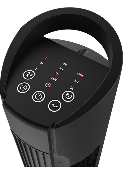 Kule Tipi Kule Tipi Vantilatör 0 Watt TST08-RF Siyah