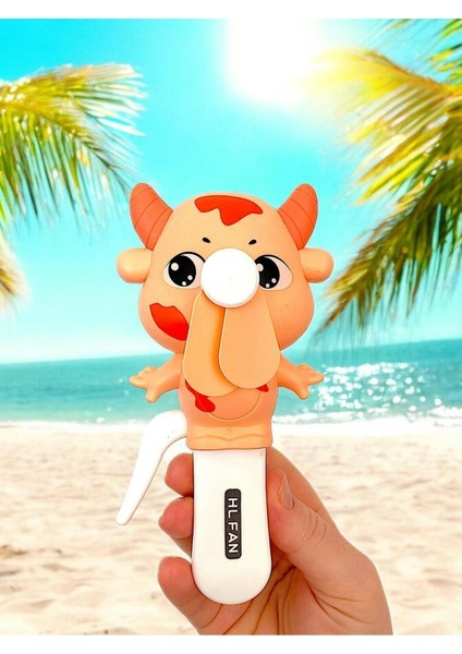 Soğutucu Basmalı El Fanı Oyuncak Mini Fan