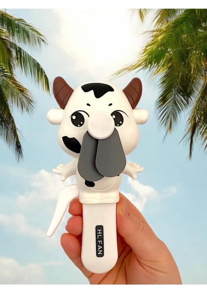 Soğutucu Basmalı El Fanı Oyuncak Mini Fan