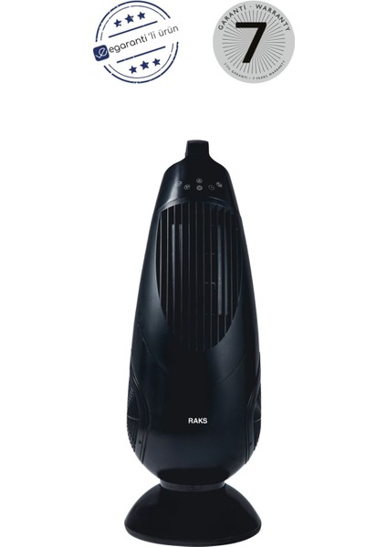 Plus Kule Tipi Uzaktan Kumandalı Vantilatör 90W Siyah Siyah Kule Tipi