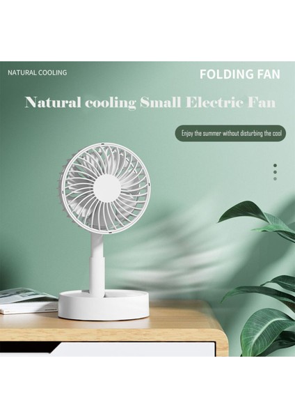 Mini Portable Folding Rechargeable Table Fan,foldaway Fan With Battery Operated USB Desk Fan