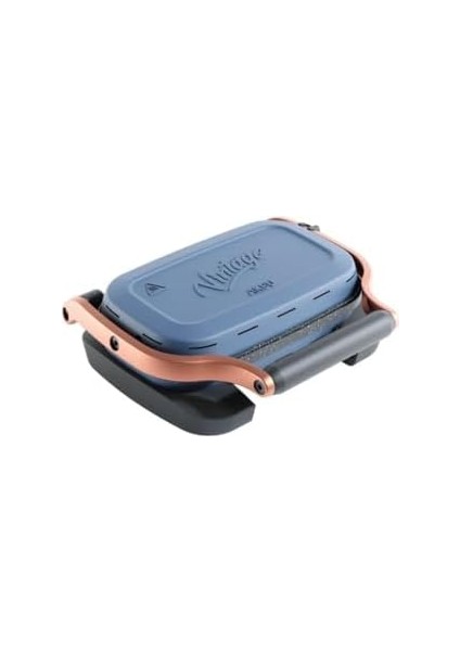 Vintage Waffle Makinesi Double Mavi T62W modelleri