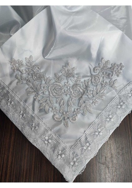 Güpürlü Işlemeli Saten Lüks Bohça, Şık ve Zarif Nişan ve Çeyizlik Hediye fiyatları