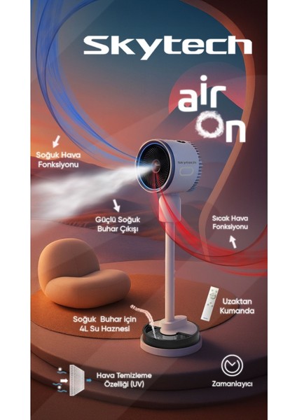 ST-60W Air On Sıcak Soguk Vantilatör