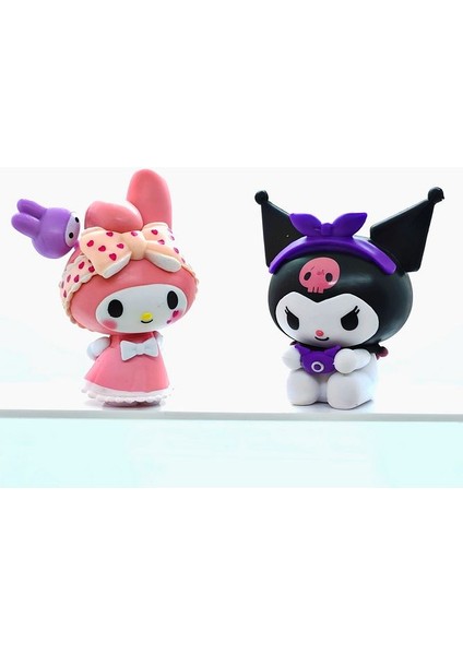 Hello Kitty Koleksiyon Figürleri - My Melody ve Kuromi