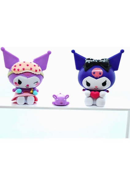 Hello Kitty Kuromi Premium 2'li Figür Seti - Koleksiyonluk Özel Seri