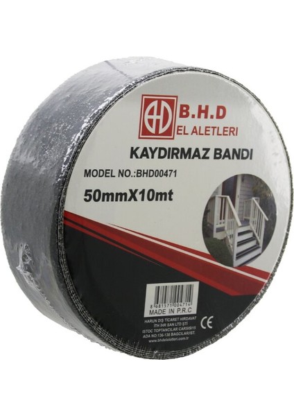 50MM x 10MT Kaydırmaz Siyah Bant (4741)