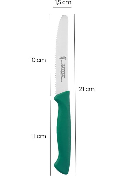 Orijinal Solingen Ritter Tırtıklı Sebze ve Doğrama Bıçağı 1 Adet