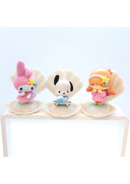 Hello Kitty Serisi Istiridye Koleksiyon 3'lü Set | Pochacco, My Melody, Little Twin Stars
