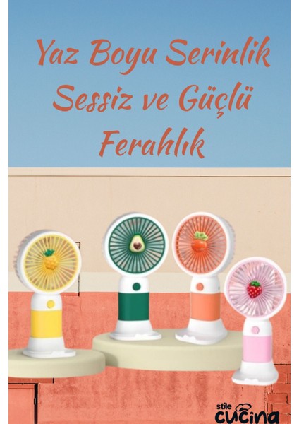 Cn Şarjlı Mini El Fanı ve Masa Fanı Soğutucu Pervane Taşınabilir USB Şarj Edilebilir Soğutucu