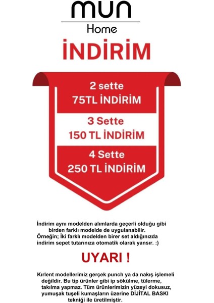 Turuncu Çift Taraflı Baskılı Gizli Fermuarlı 3'lü Kırlent Kılıfı fiyatları