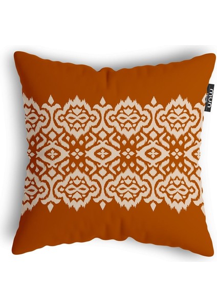 Turuncu Çift Taraflı Baskılı Gizli Fermuarlı 3'lü Kırlent Kılıfı indirimleri