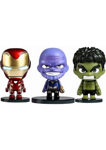 Disney Thanos - Hulk - Iron Man Figür 6.5 cm fiyatları