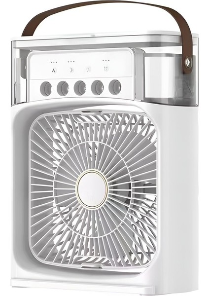 Işıklı Klima 600ML Spreyli Vantilatör Buzlu Buharlı Mini Klima