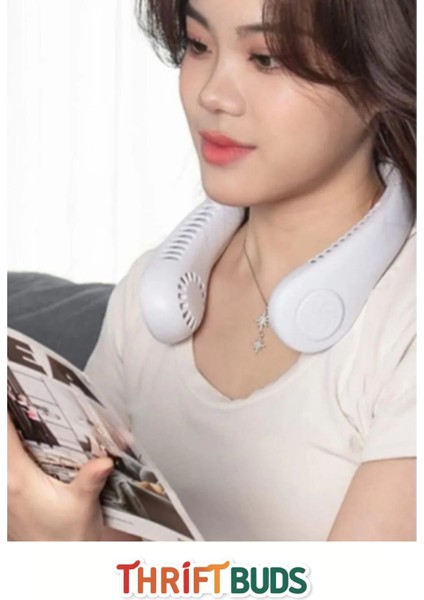 Mini Fan Premium Taşınabilir Güçlü Şarjlı Sessiz Üflemeli Soğutucu Hava Boyun Fan