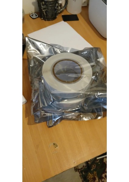 NTAG213 100 Adet Şefaff Pvc 25 mm NFC etiket