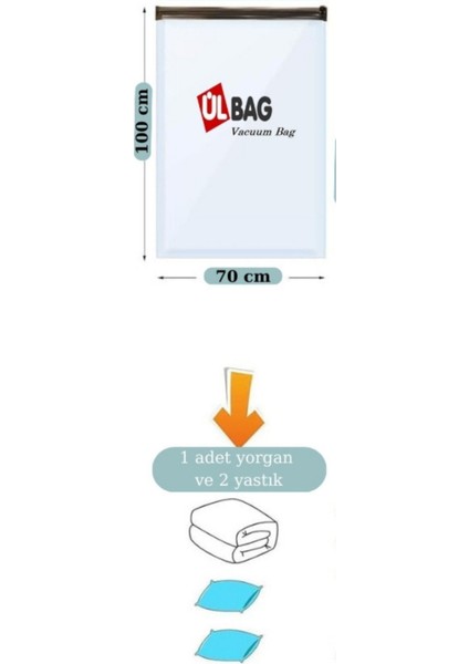 Vakumlu Hurç 70X100 cm Seyahat Bavul Düzenleyici, Pratik ve Hafif Organizatör fiyatları