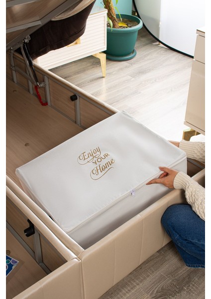 Baza Altı Beyaz Hurç 74X46X22 Cm, Hafif ve Kullanışlı Depolama Çözümü fırsatları