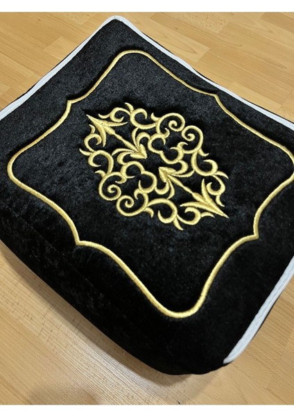 Kadife Gold Işlemeli Siyah Bohça, Nişan ve Düğünler Için 35X30 cm fiyatları