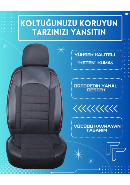 Sumix Serisi Fiat / Tofaş Şahin Tam Set Oto Koltuk Kılıfı