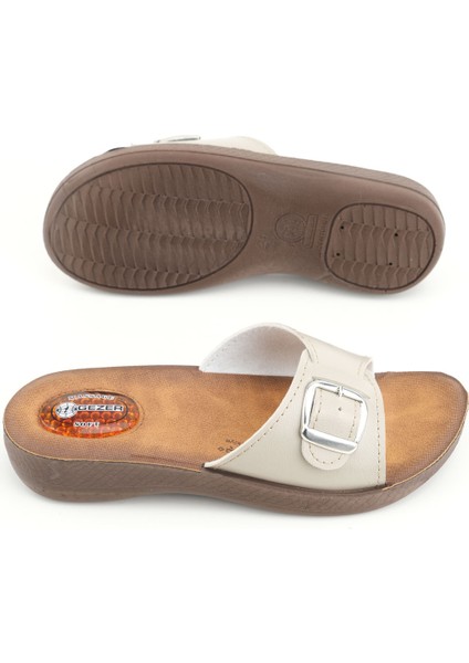 Yazlık Ayarlanabilir Tokalı Kadın Terlik indirimleri