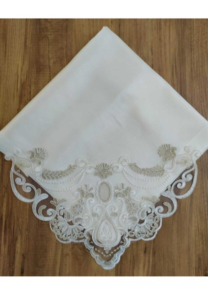 Şık ve Zarif Krem Renkli Söz, Nişan ve Çeyiz Bohçası, Hurç Seti