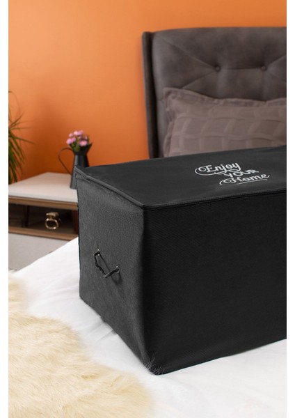 Detaylı Siyah Orta Boy Hurç, 63X40X34 Cm, Şık ve Kullanışlı Seyahat Aksesuarı fiyatları