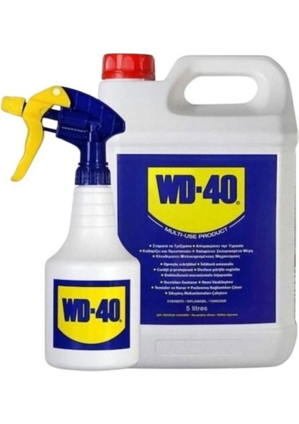 Wd 40 5 Lt Çok Amaçlı Koruyucu Yağlayıcı ve Pas Sökücü Büyük Boy fırsatları