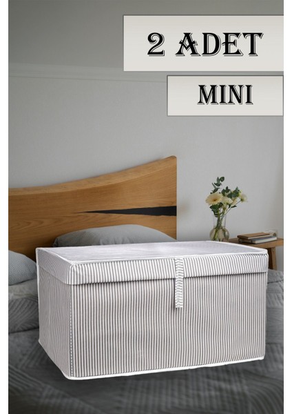 Çok Amaçlı Kapaklı Düzenleyici Kutu, 40X30X25 Cm, 2'li Set