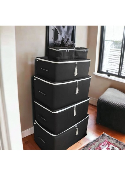 Püsküllü Hurç Seti, 6'lı, Şık ve Kullanışlı Tasarım, Çeşitli Renk Seçenekleri